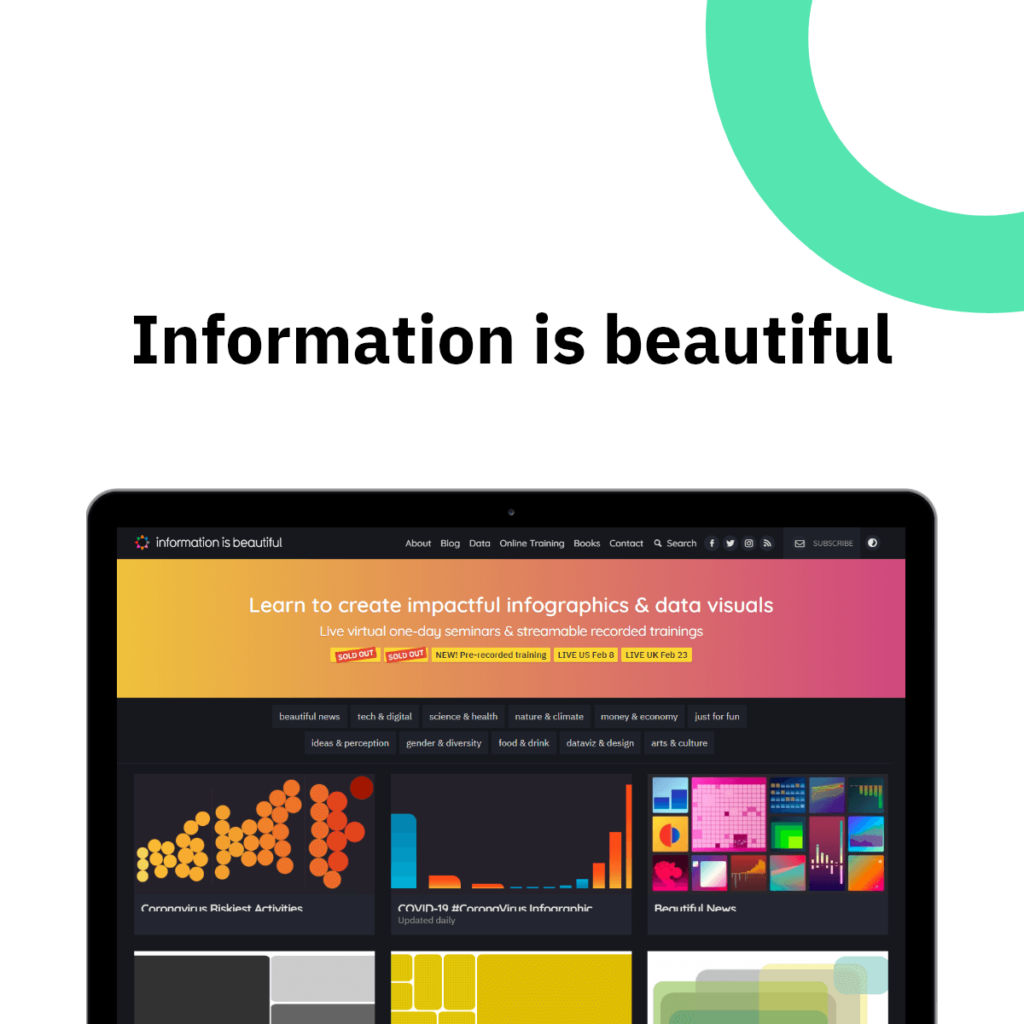 Information is beautiful website