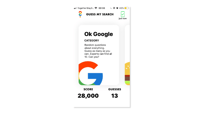 Guess My Search หมวด Ok Google