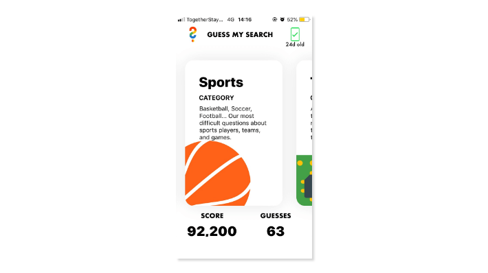 Guess My Search หมวด Sport