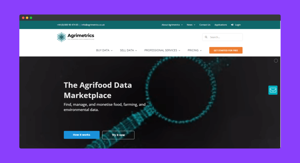 Agrimetrics เว็บไซต์ที่รวบรวม Dataset ด้านการเกษตร